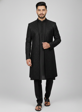 3 pc long coat Sherwani style fancy Kurta with trouser