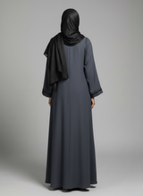 Stone Work Abaya
