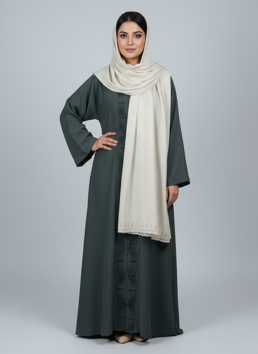 Frill Work Abaya