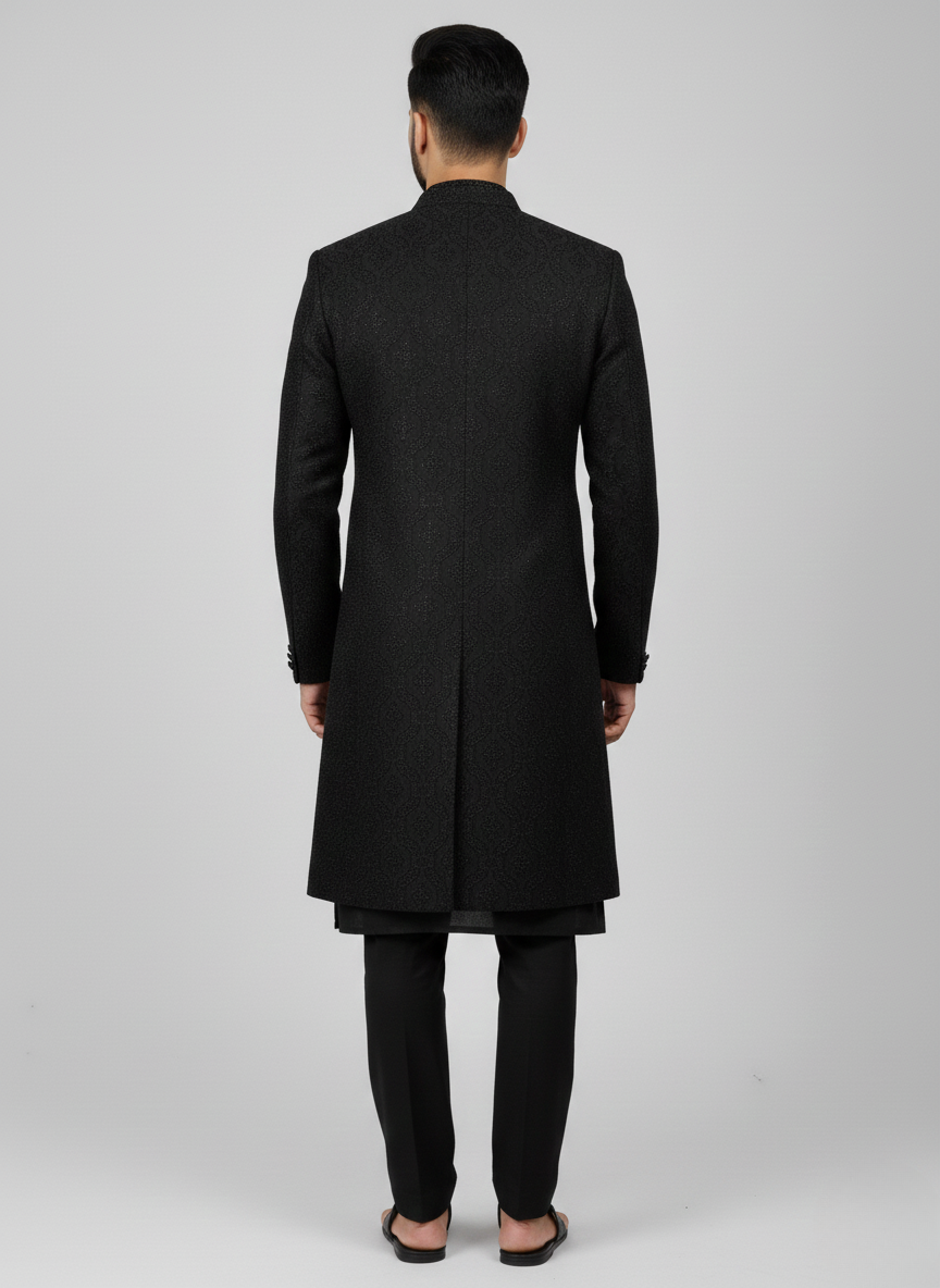 3 pc long coat Sherwani style fancy Kurta with trouser