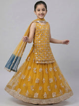 3 pc cotton net Sharara