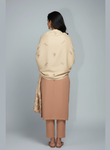 3 pcs Marina dress with woolen cutwork shawl