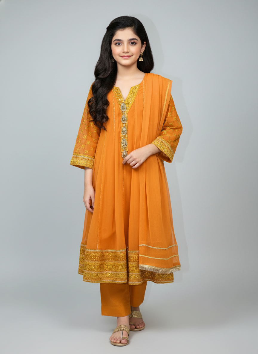 3 PC Girl Prty wear dress