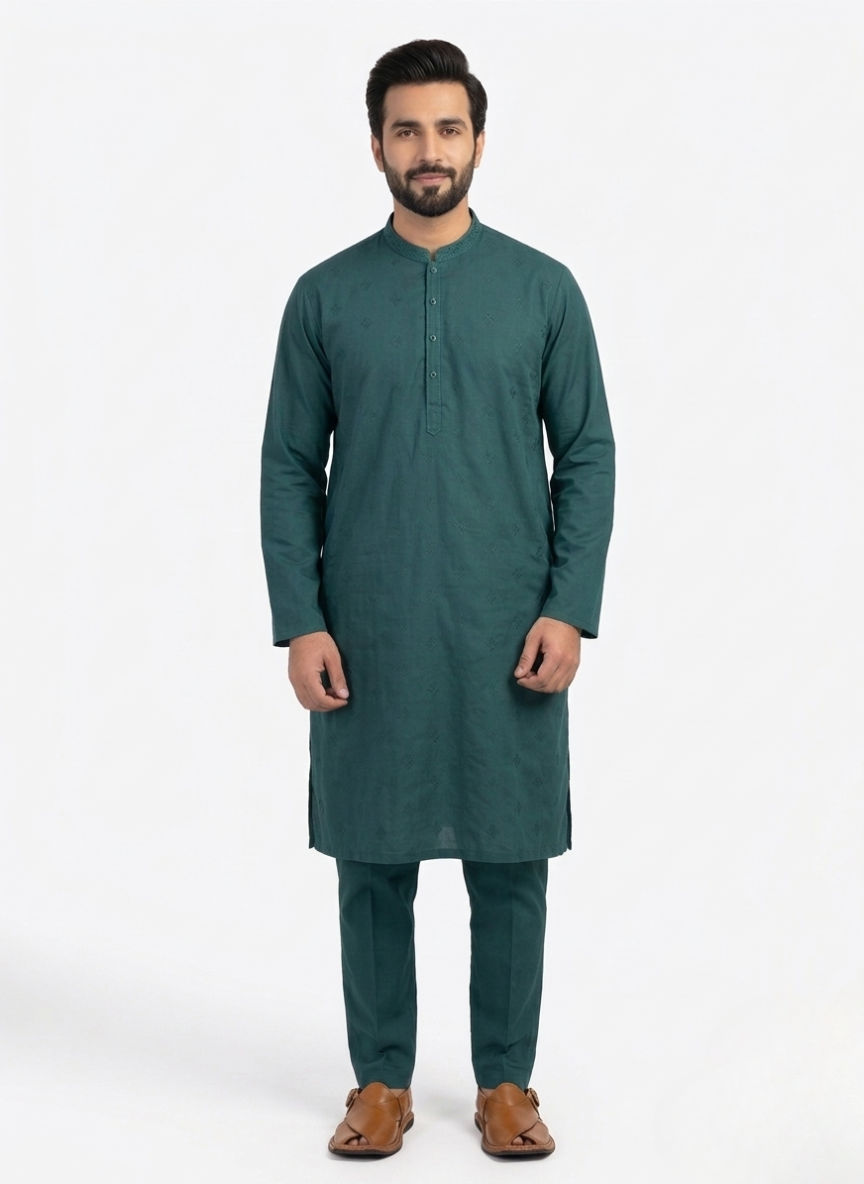 Pakistani men's traditional wear
