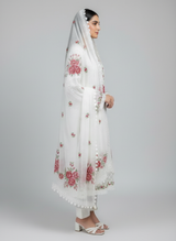 Maria B Embroidered and chikan kari Lawn