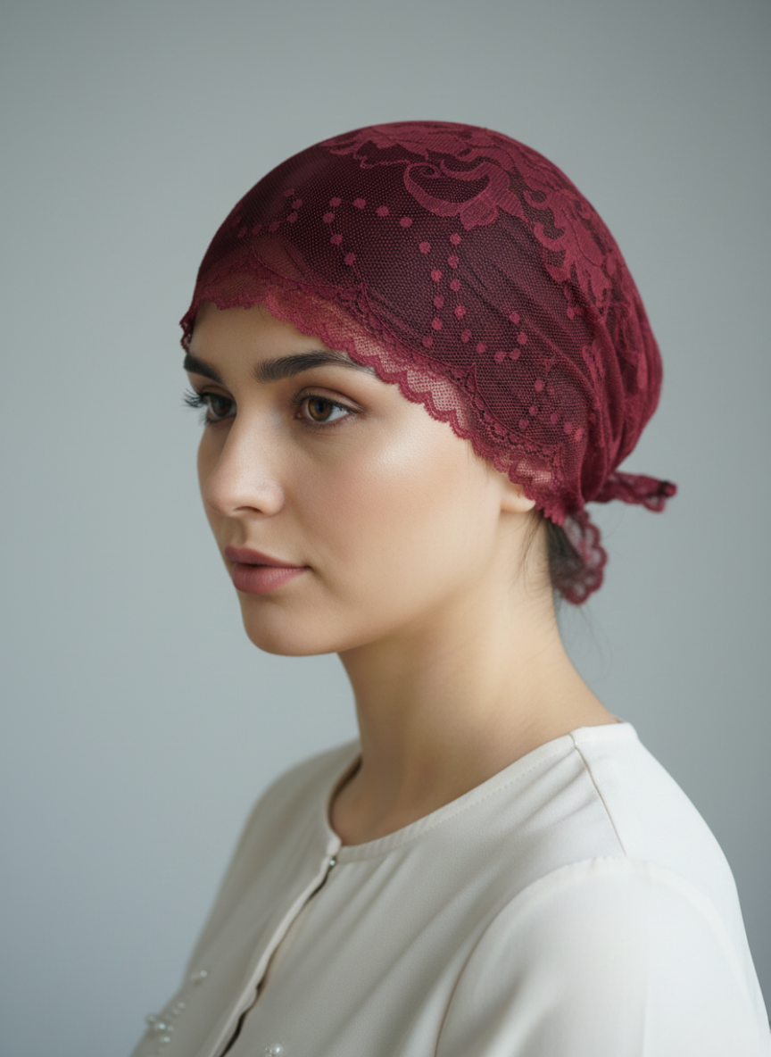 Net hijab cap