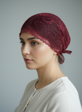 Net hijab cap
