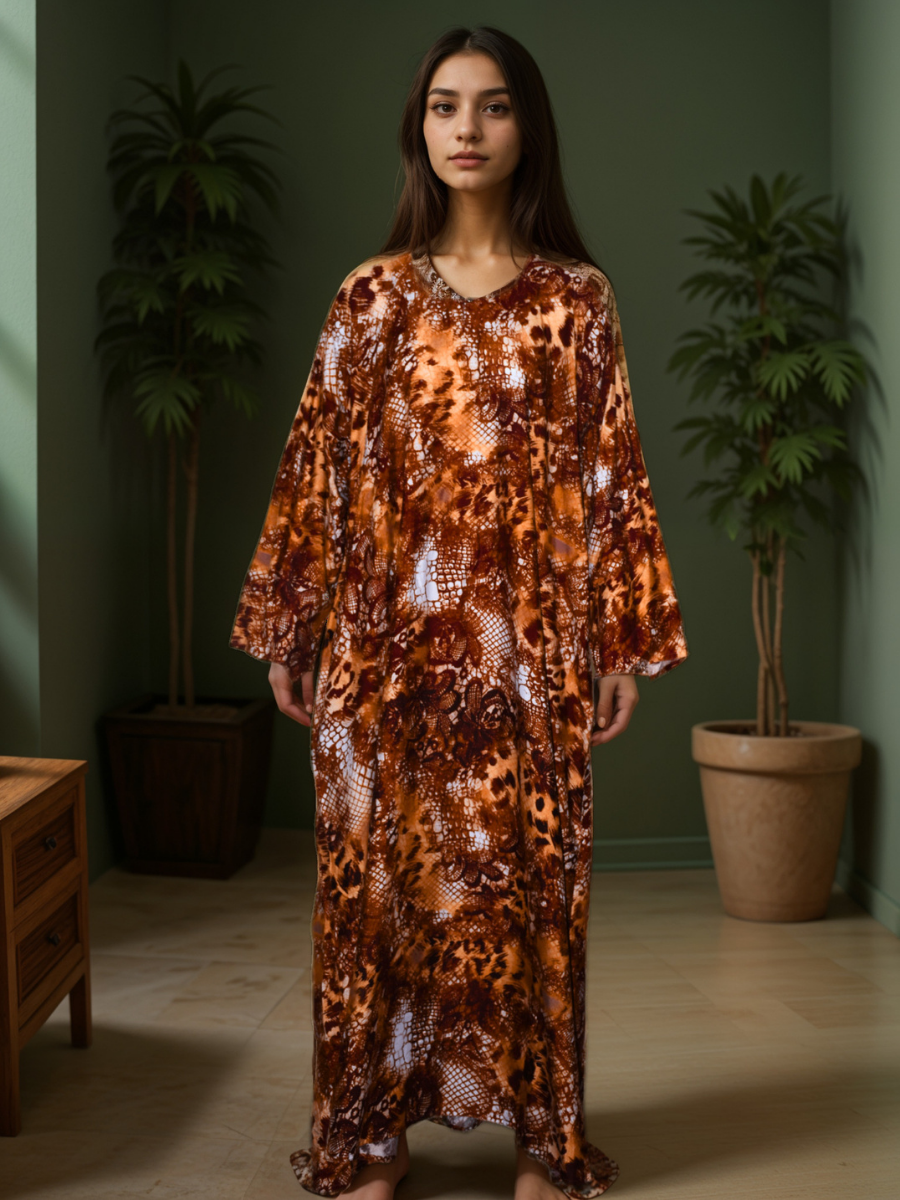 Arabic linen Abaya