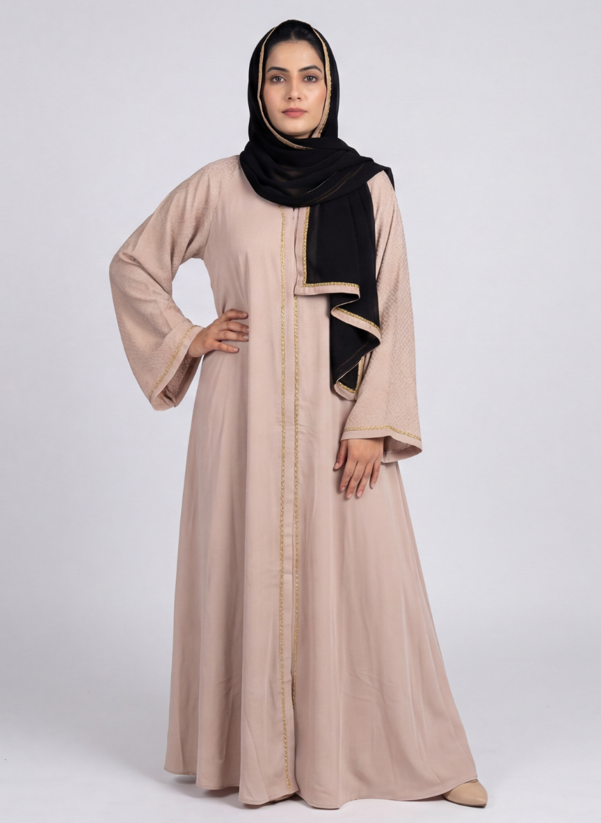 Stone Work Abaya