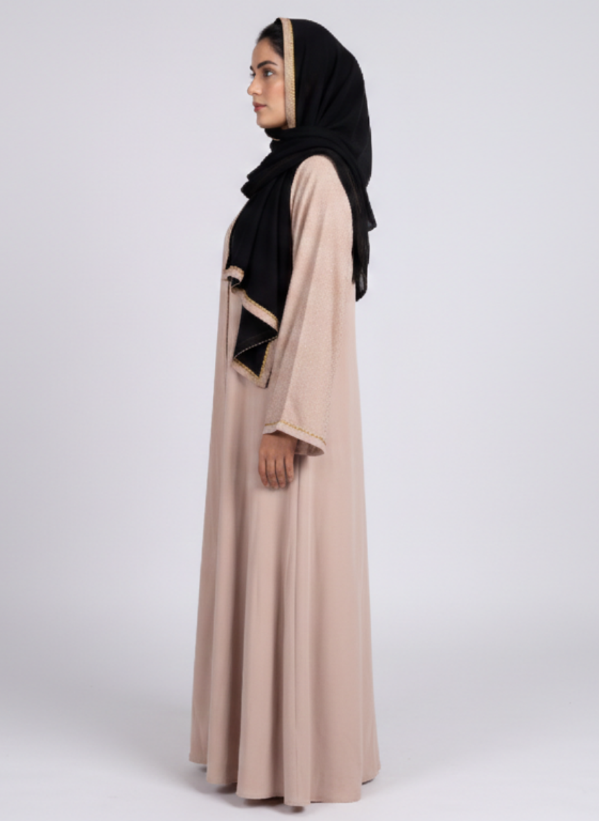 Stone Work Abaya