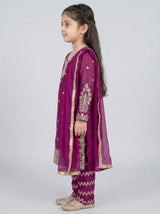 3 pc kids chiffon dress