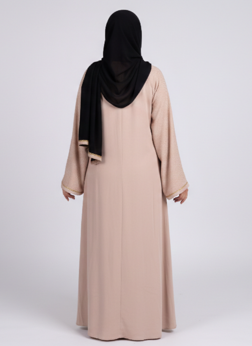 Stone Work Abaya