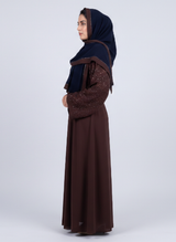 Stone Work Abaya