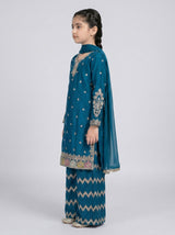 3 pc kids chiffon dress
