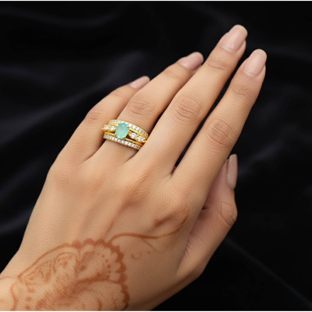 One Carat Stones Ring