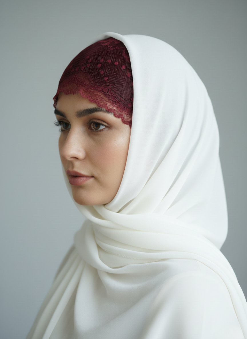 Net hijab cap