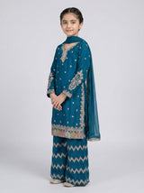 3 pc kids chiffon dress