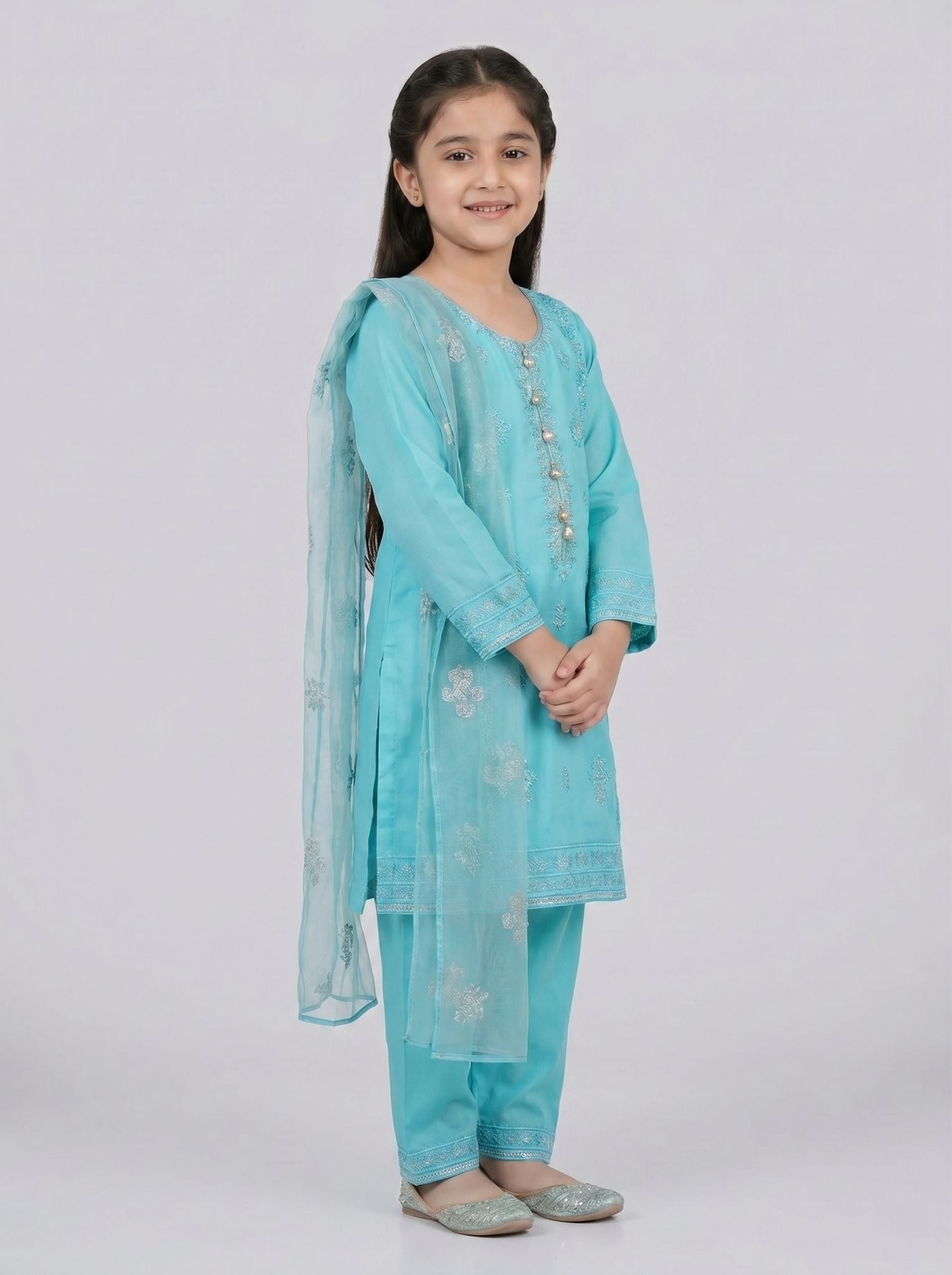 3 pcs kids cotton dress