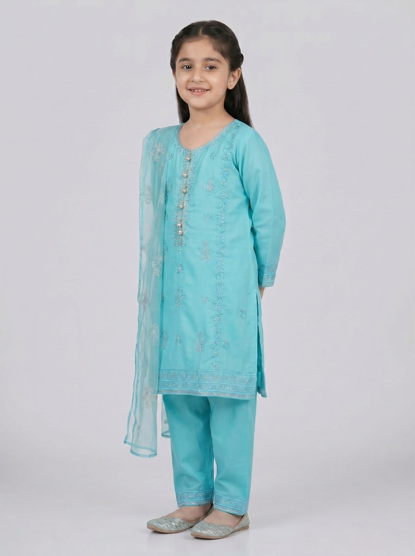 3 pcs kids cotton dress
