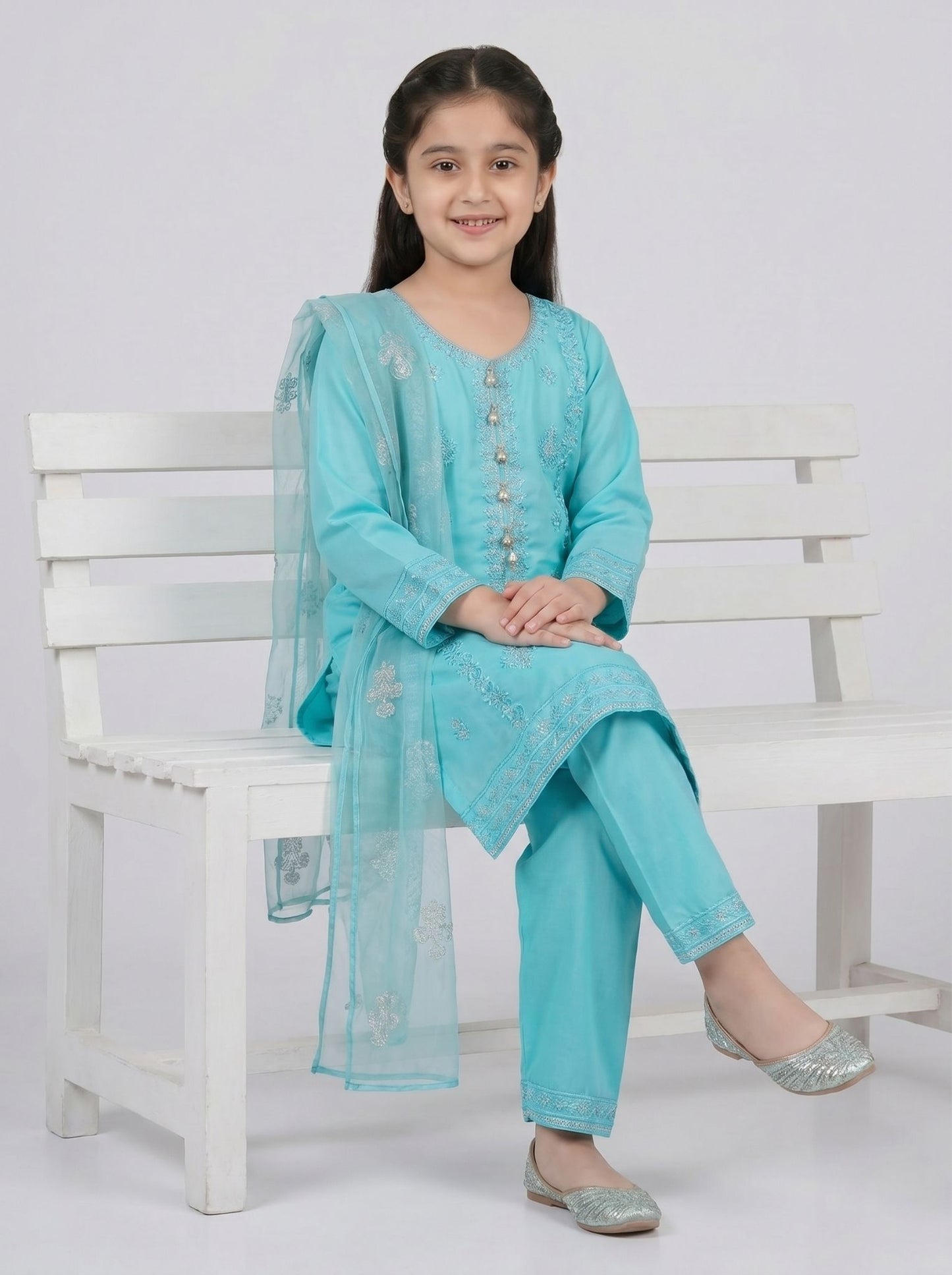 3 pcs kids cotton dress