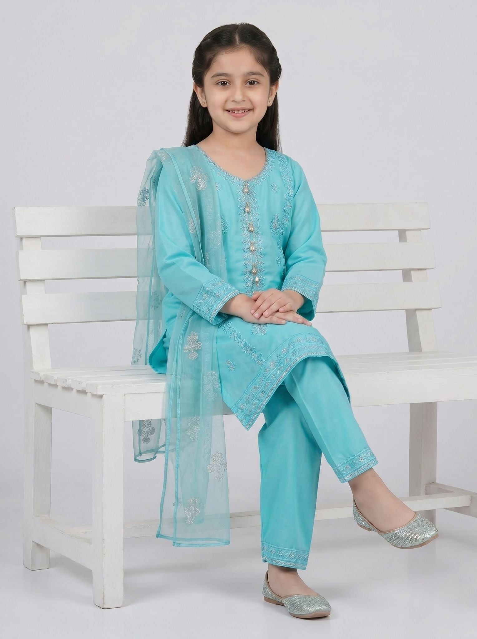 3 pcs kids cotton dress