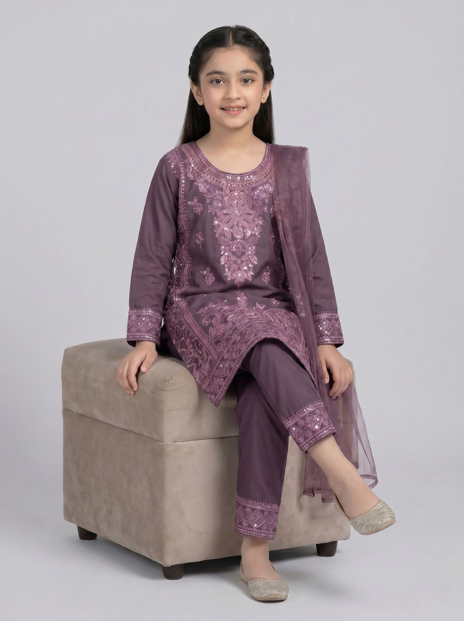 3 pcs kids cotton dress
