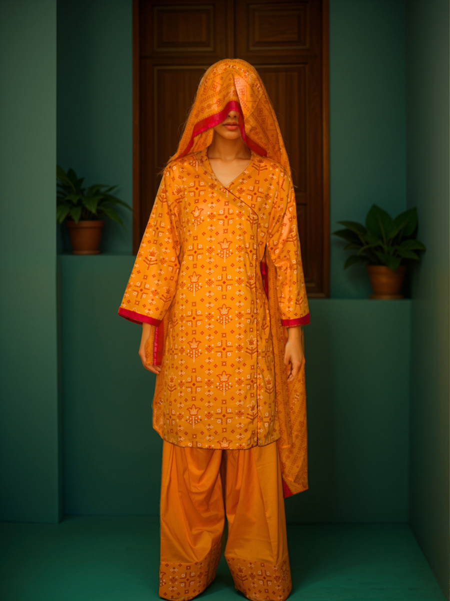 3 Pc SAYA Farshi Shalwar