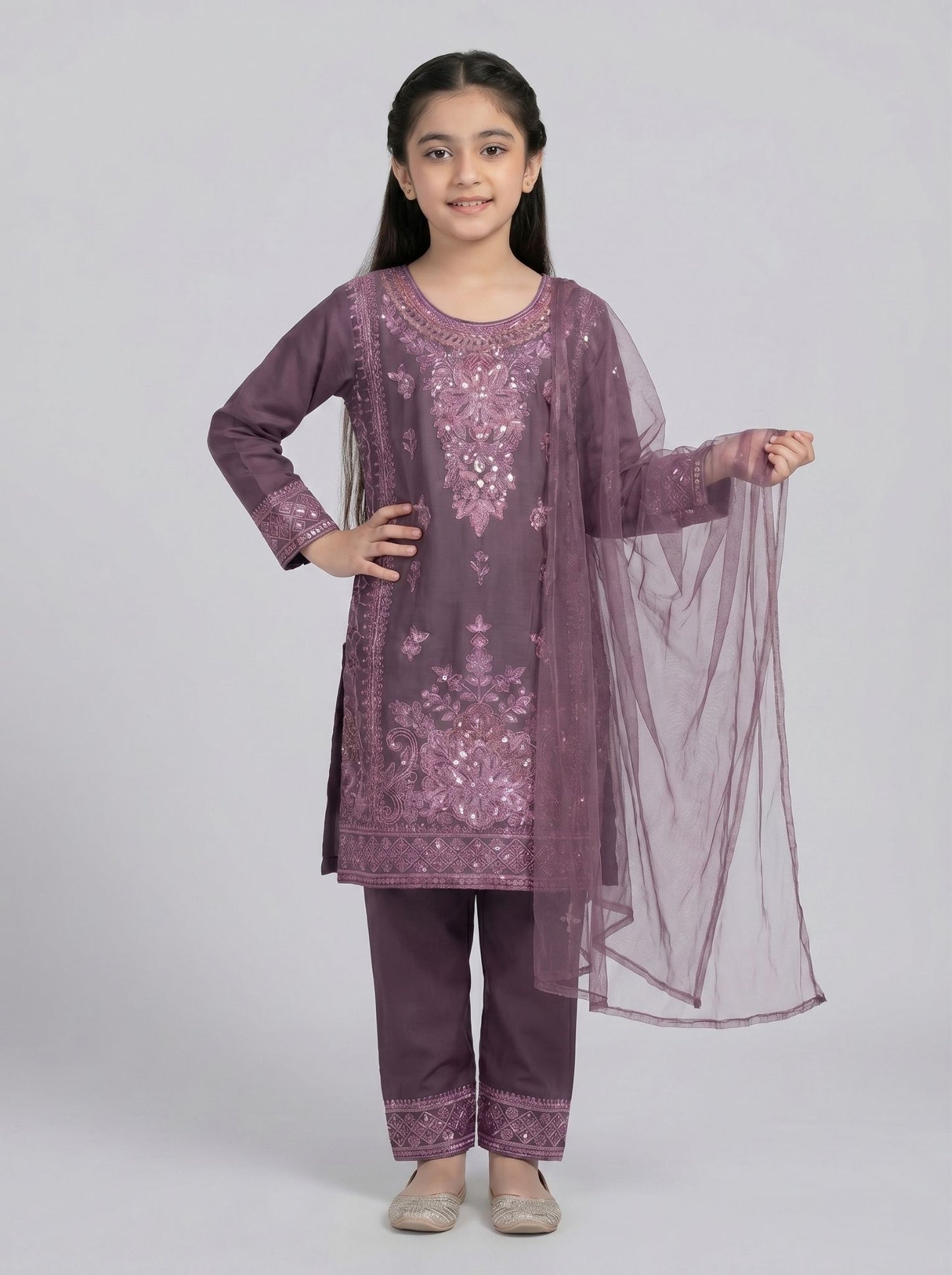 3 pcs kids cotton dress