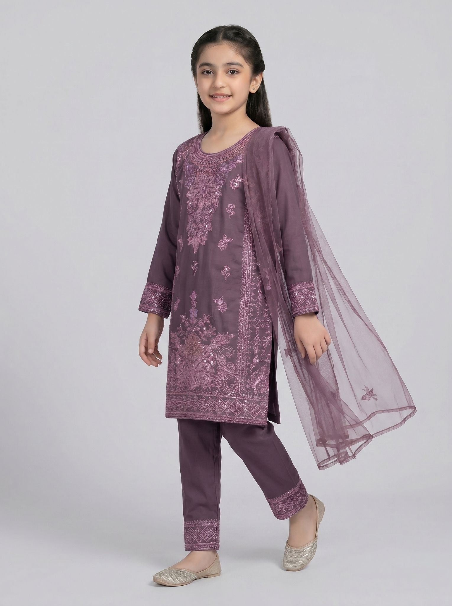 3 pcs kids cotton dress
