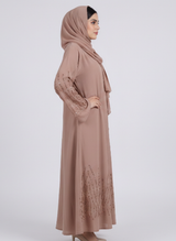 Stone Work Abaya