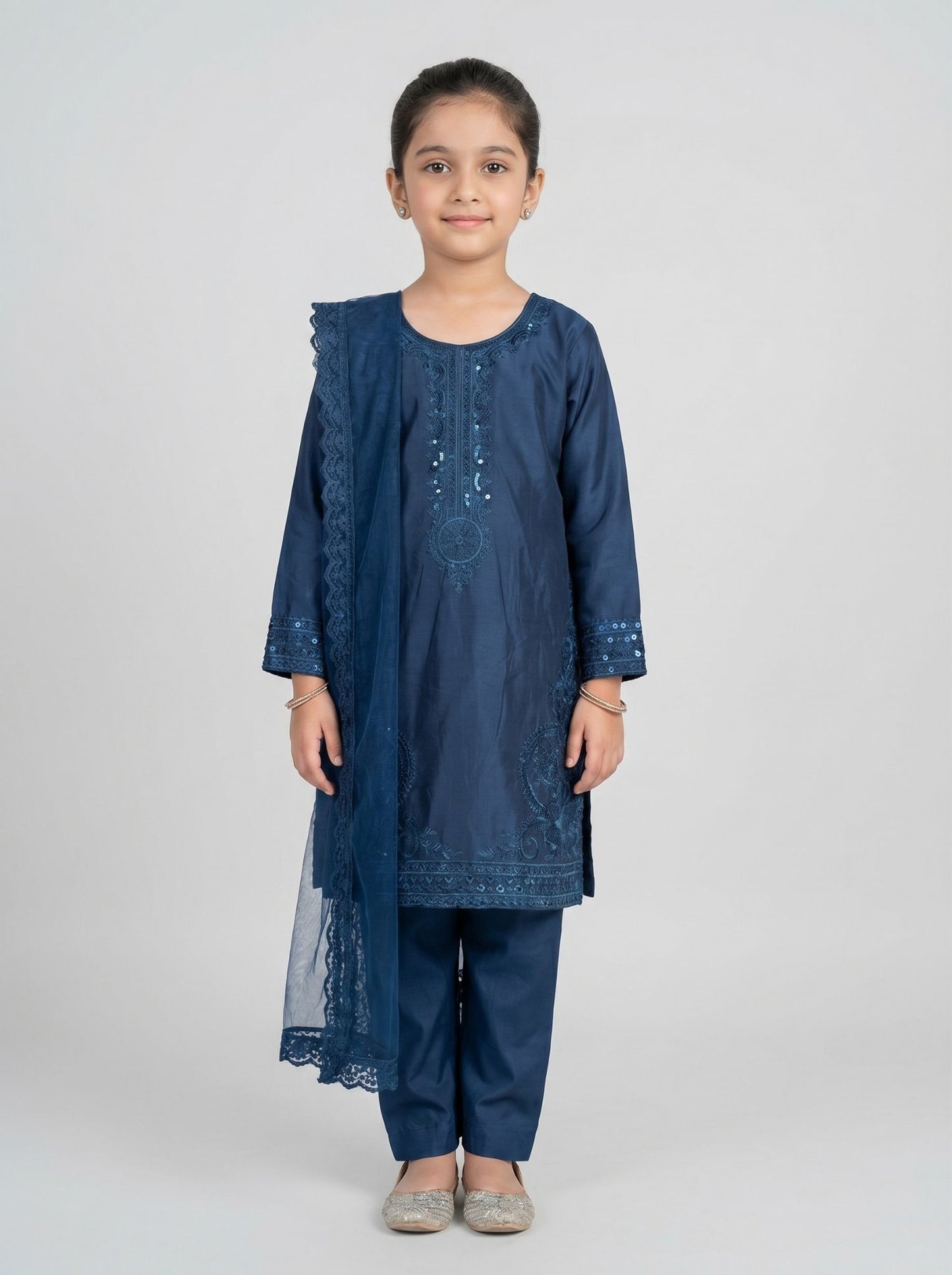 3 pcs kids cotton dress
