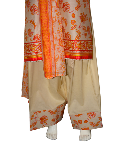 3 Pc SAYA Farshi Shalwar