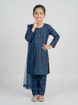 3 pcs kids cotton dress