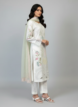 Maria B Embroidered and Embellished suit 3pc