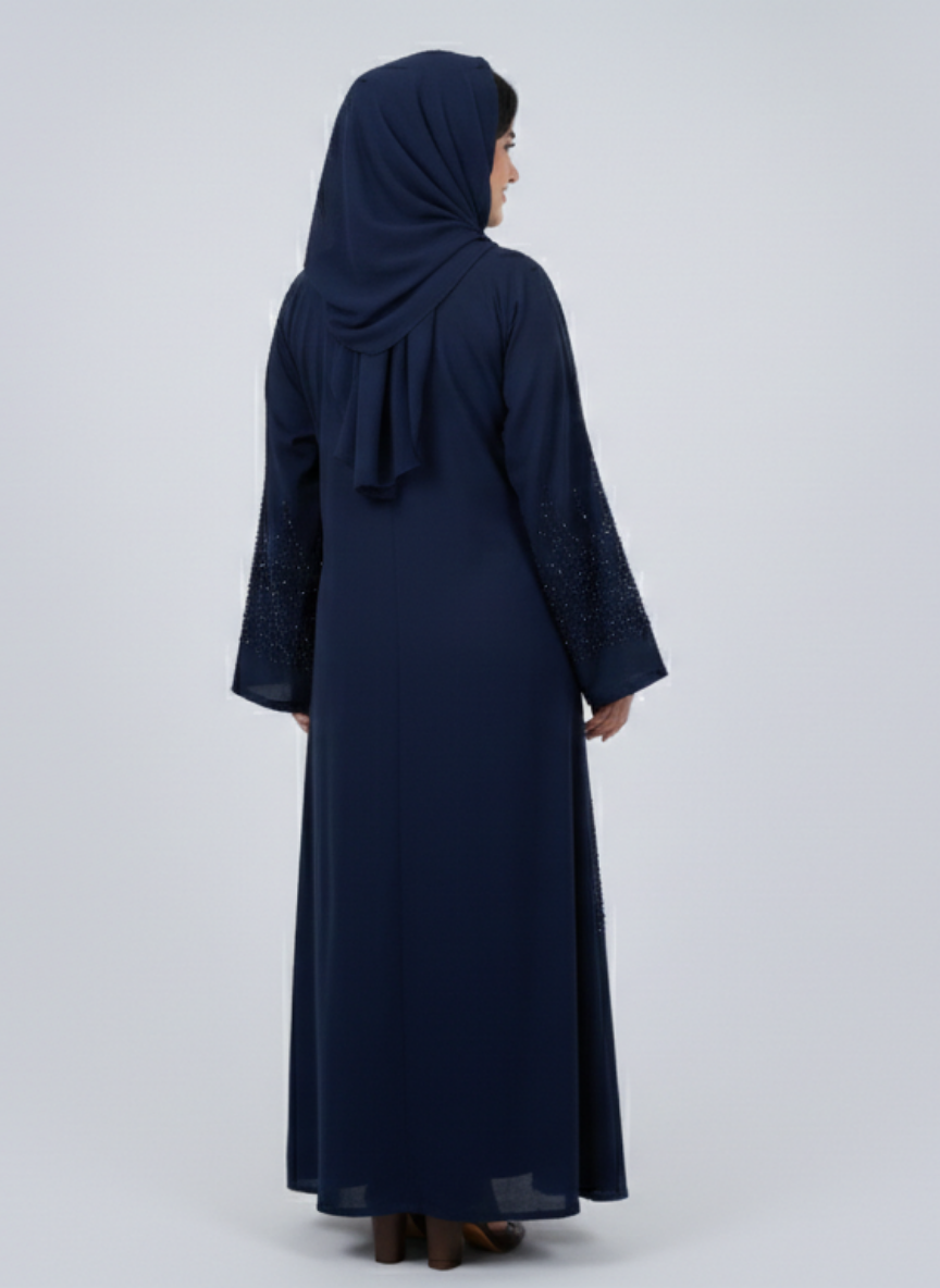 Stone Work Abaya