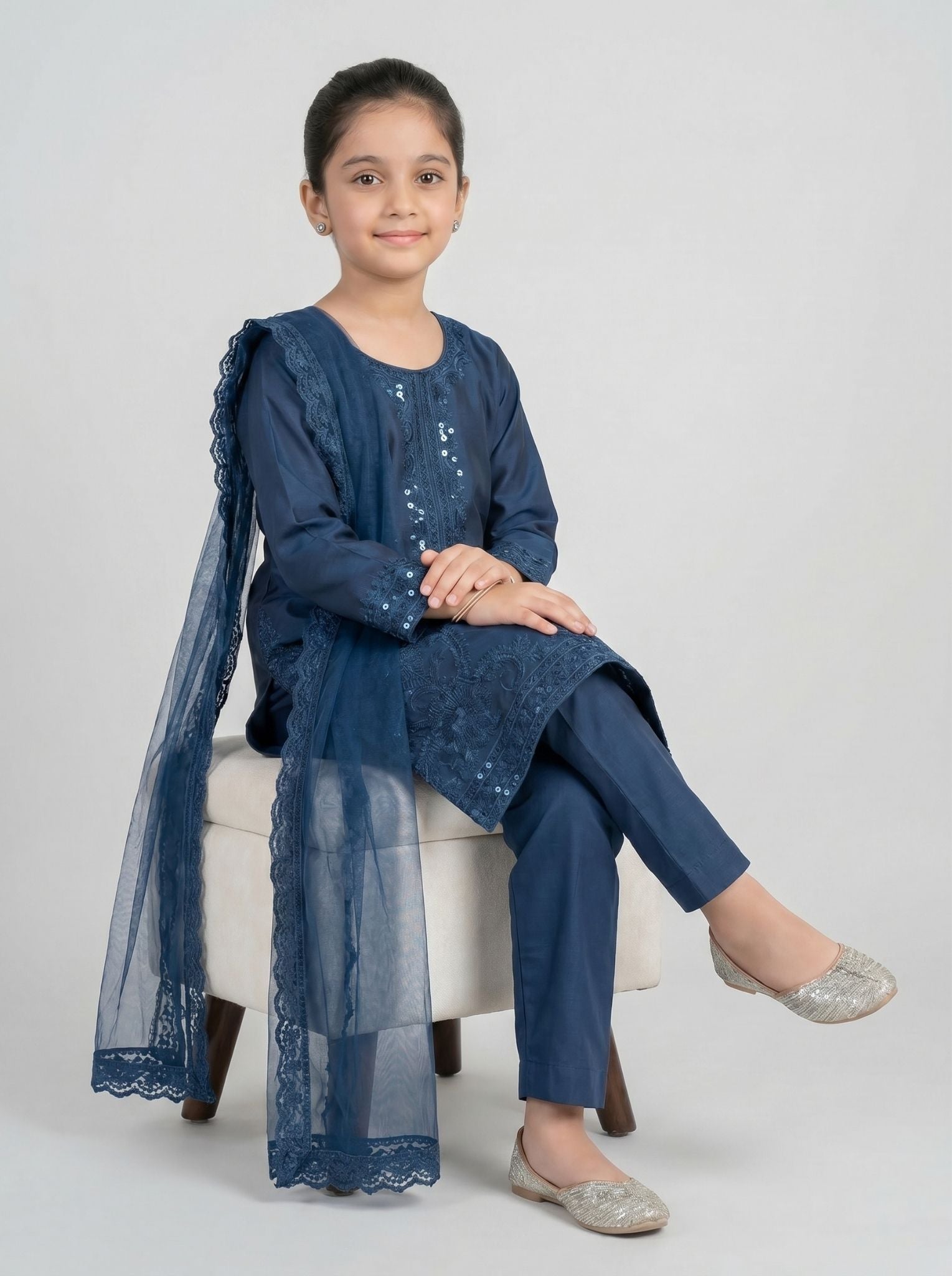3 pcs kids cotton dress