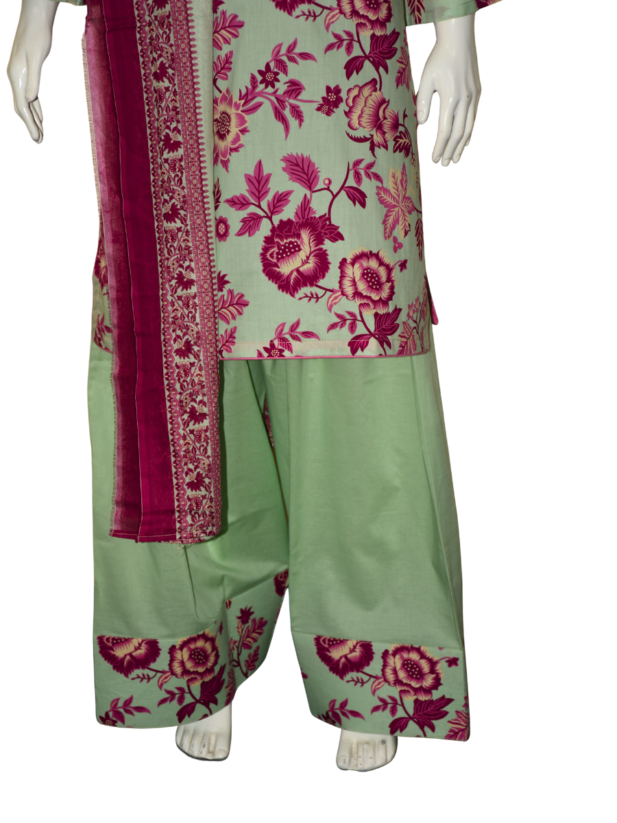 3 Pc SAYA Farshi Shalwar