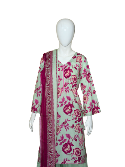 3 Pc SAYA Farshi Shalwar