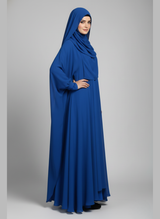 Separate inner gown with front open gown in Chiffon