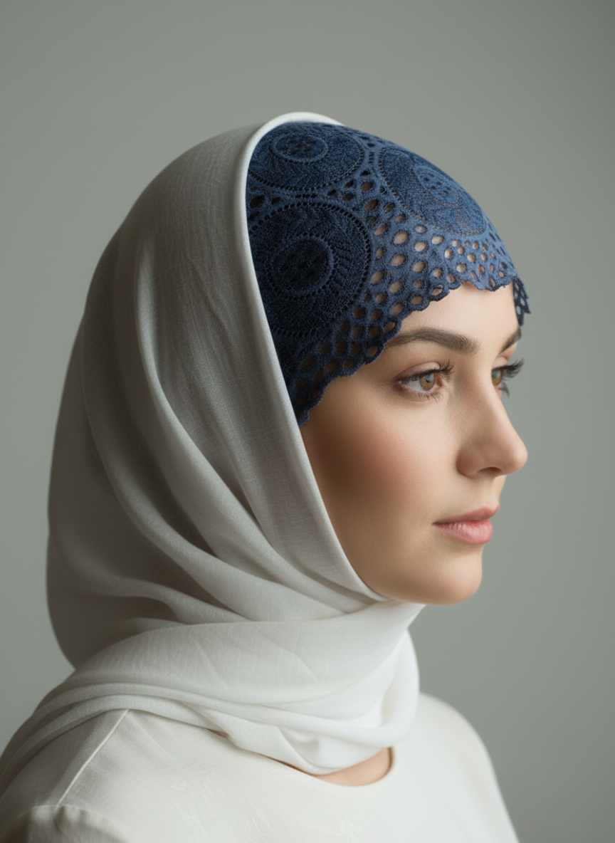 Net hijab cap