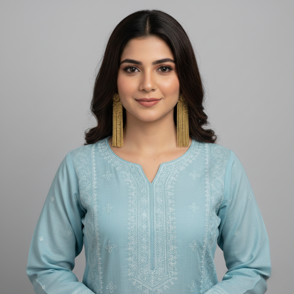 Golden Long Earrings