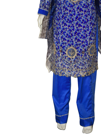 3 pc embroidered lawn dress