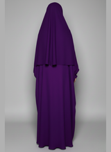 Separate inner gown with front open gown in Chiffon