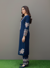 Embroidered Cotton 3pc Suit