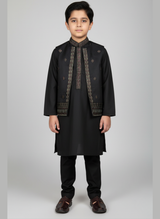 Wash and Wear Qameez with waist coat and Trouser