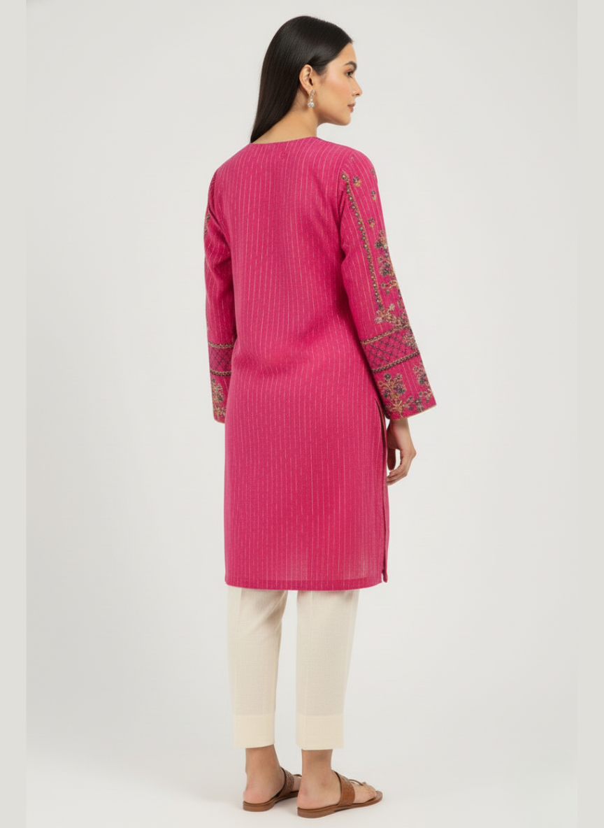 2 pcs Embroided Lime light