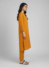 J. Dyed Dobby Shirt (Separate Dupatta to be purchased Separate Trouser)