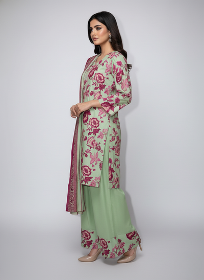 3 Pc SAYA Farshi Shalwar