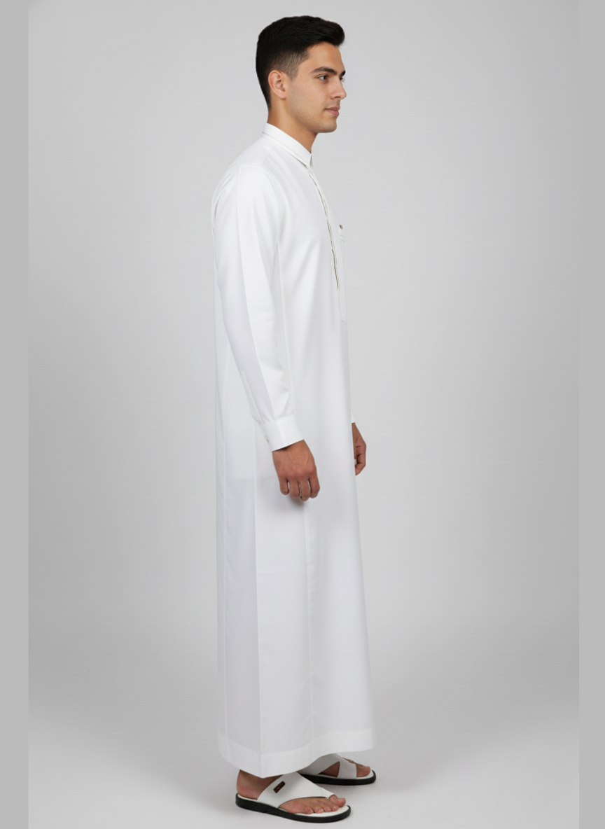 Cotton Mix Thobe with elegant quality