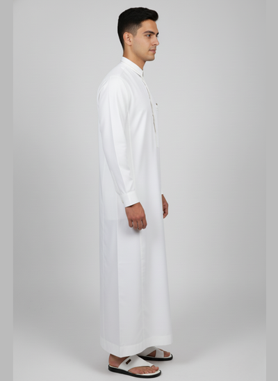 Cotton Mix Thobe with elegant quality